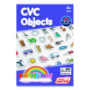 Rainbow Cvc Objects, +/- 1.6" Tall, Assorted Objects And Object Colors, White Background, 40 Pieces