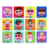 Magneti'Books, Boy's Crazy Faces, Ages 3 To 8, 40 Pieces