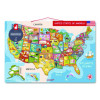 Cardboard United States Map Puzzle, Grades 2 To 7, 48 Pieces