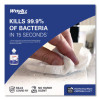Disinfecting Wipes, 1-Ply, 5.16 x 8.5, Fresh Scent, White, 185 Sheets/Canister, 3 Canisters/Carton