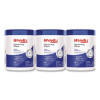 Disinfecting Wipes, 1-Ply, 5.16 x 8.5, Fresh Scent, White, 185 Sheets/Canister, 3 Canisters/Carton