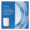Universal 100% Recycled Fiber Hard Roll Paper Towels, 1-Ply, 8" x 800 Ft, White, 6 Rolls/Carton