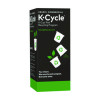 K-Cycle Cardboard Indoor Recycling Bin, Large, Cardboard, Black/Green/White, 5/Pack