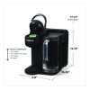 K-Brew + Chill Single Serve Coffee Maker, Black