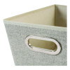 Storage Tote, Medium, 7.5" X 10.8" X 13", Tan