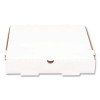 Corrugated Pizza Boxes, 12 x 12 x 1.97, White/Brown, 50/Carton