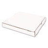 Corrugated Pizza Boxes, 16 x 16 x 1.97, White/Brown, 50/Carton