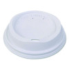Hot Beverage Paper Cup Lids 10 Oz, Fits Flavia 10 Oz Paper Cup, White, 100/Sleeve, 10 Sleeves/Carton