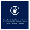 Cold Cups 12 Oz, Blue Band Flavia Logo, Clear/Blue, 1,000/Carton
