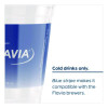 Cold Cups 12 Oz, Blue Band Flavia Logo, Clear/Blue, 1,000/Carton