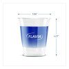 Cold Cups 12 Oz, Blue Band Flavia Logo, Clear/Blue, 1,000/Carton