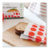 Peel And Seal Sandwich Bag With Closure Strip, 6.3" x 2" x 7.9", Red Apples/White, 50/Box