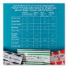 Peel And Seal Sandwich Bag With Closure Strip, 6.3" x 2" x 7.9", Red Apples/White, 50/Box