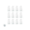 Micro-Gel Fingertips, Size 12, Large, Clear, 12/Pack
