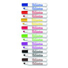 Broadline Watercolor Markers, Broad Chisel Tip, Assorted Colors, 8/Set