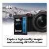High-Performance Pro Blue Series Sdxc Memory Card, Uhs-I V30 U1 Class 10, 128 Gb