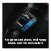 High-Performance Pro Blue Series Sdxc Memory Card, Uhs-I V30 U1 Class 10, 256 Gb