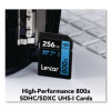 High-Performance Pro Blue Series Sdxc Memory Card, Uhs-I V30 U1 Class 10, 256 Gb