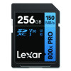 High-Performance Pro Blue Series Sdxc Memory Card, Uhs-I V30 U1 Class 10, 256 Gb