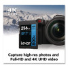 High-Performance Pro Blue Series Sdxc Memory Card, Uhs-I V30 U1 Class 10, 256 Gb