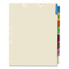 Side Tab Medical Chart Indexes, 8-Tab, Assorted Medical, 11 x 8.5, Manila, 50/Box