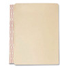 Standard Side-Flap Classification Folder Dividers, Fasteners, Letter Size, Manila, 100/Box