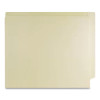 Economy End Tab File Folder, Straight Tabs, Letter Size, 0.75" Expansion, Manila, 50/Box