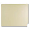 Slash Pocket End Tab Fastener Folders, Straight Tab, Expands 0.75", 1 Fastener, Letter Size, Manila, 250/Box