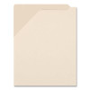File Pocket, End Tab, Letter Size, Manila, 100/Box