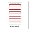 Type-On Write-On Sheet Style Labels, 8 Labels/Sheet, 31 Sheets/Pack