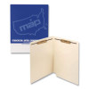 Heavy-Duty Top Tab Fastener Folders, 1/3-Cut Tab: Assorted, Expands 0.75", 2 Fasteners, Letter Size, Manila, 50/Box