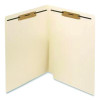 Heavy-Duty Top Tab Fastener Folders, 1/3-Cut Tab: Assorted, Expands 0.75", 2 Fasteners, Letter Size, Manila, 50/Box