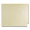 Economy End Tab File Folder, Straight Tabs, Letter Size, 0.75" Expansion, Manila, 100/Box