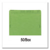 Patient File Pocket, Letter Size, Green, 50/Box
