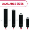 Damage-Free Hanging Picture Hanging Strip Pairs, Holds Up To 5 Lb, Black, 4/Pack