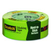 Green Masking Tape, 3" Core, 1.88 x 60 Yds