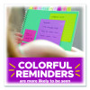 Super Sticky Pads In Energy Boost Colors, (11) Unruled, (2) Ruled, Assorted Sizes/Colors, 45 Sheets/Pad, 13 Pads/Pack