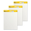 Vertical-Orientation Self-Stick Easel Pads, Unruled, (30) White 25 x 30 Sheets, 3/Pack