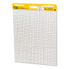 Vertical-Orientation Self-Stick Easel Pads, Quadrille Rule (1 Sq/In), (30) White 25 x 30 Sheets, 6/Pack