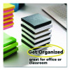 Super Sticky Note Pads In Playful Primary Colors, 3 x 3, Sunnyside, 90 Sheets/Pad, 5 Pads/Pack