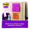 Note Pads In Summer Joy Color Collection Colors, 4" x 4", Note Ruled, 90 Sheets/Pad, 6 Pads/Pack