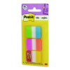 1" Plain Solid Color Tabs, 1/5-Cut, Assorted Colors, 1" Wide, 36/Pack