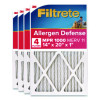 Allergen Defense Air Filter, Merv 11, Mpr 1000, 14 x 20, 4/Carton