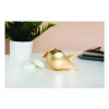 Bird Desktop Tape Dispenser, 1" Core, Metallic Gold