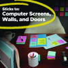 Pop-Up Notes Summer Joy Collection Colors, 3" x 3", Assorted Colors, 90 Sheets/Pad, 6 Pads/Pack