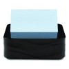 Wave Design Dispenser With Notes, For 3 x 3 Pads, Includes (3) 90-Sheet Simply Serene Collection Colors Pop-Up Pads, Black