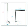Turcom Relaxalight Dimmable Led Desk Lamp With Usb, Adjustable Neck, 16" To 28.5" High, White