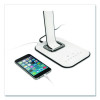 Turcom Relaxalight Dimmable Led Desk Lamp With Usb, Adjustable Neck, 16" To 28.5" High, White