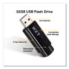 Usb 3.2 Type-A Flash Drive, 32 Gb, Black
