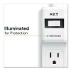 6-Outlet Surge Protector, 6 Ac Outlets, 12 Ft Cord, 900 J, White